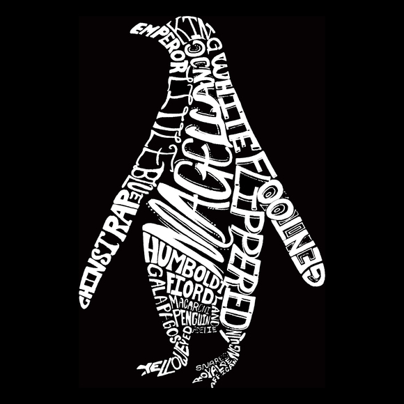 Boy's Word Art T-shirt - Penguin - Picture 2 of 2